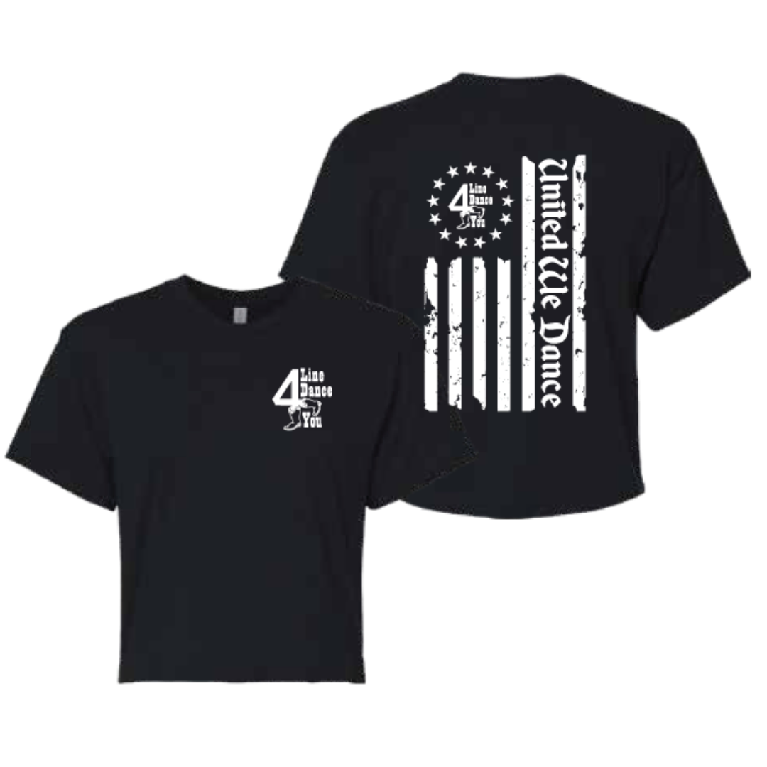 Vertical Flag United We Dance Shirts